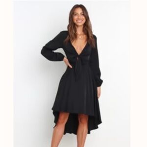 Petal & Pup Black High Low Dress